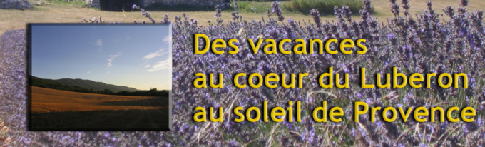 Vacances Luberon Soleil de Provence